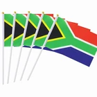 High quality hot selling customized printed hand flag South Africa