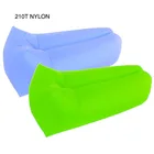 Outdoor Portable Air Inflatable sofa Sleeping Bag Banana Lounge Air Bed for Grass Camping Beach