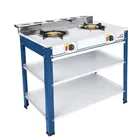 free stand stainless steel gas cooktop 2 burner gas stove
