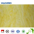 Yellow thin fiber fiberglass insulation glass wool felt