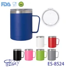Metal Hot Sales 11oz Double Wall Stainless Steel Vacuum Insulated Tumbler Cup With Handle