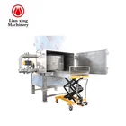 Durable batch fryer/batch frying machine for nuts and potato chips