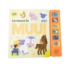 2019 wholesale custom baby animal sound story book printing for children
