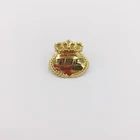 High quality factory wholesale new design custom badges button pins metal badges gold