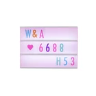 A4 A5 A6 wooden color Cinema light box Light Up LED wooden color light box