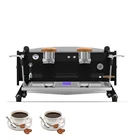 Semi-automatic machine Commercial coffee machine coffee maker two group Stainless Steel expresso machine