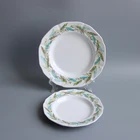 US type melamine tableware plate, suitable for gift and restaurant and kitchen Indian Feather Style melamine plates