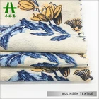 Mulinsen Textile High Quality Women Dress Polyester Plain Dyed Stretch Bubble Chiffon Black Georgette Saree Fabric Wholesale
