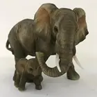 Happy Mother and kids Elephants family Resin Gifts and Crafts figurines, Elephant Indoor and Outdoor Decor