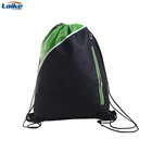 Polyester promotional Gym Backpack Hiking Rucksack Cycling Portable Waterproof nylon Drawstring shoe Bag