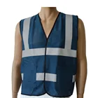 Mesh Fabric Construct High Reflective Blue Custom Safety Vest