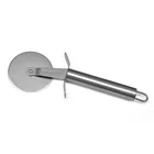Food grade metal stainless steel handheld pizza cutter