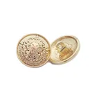 Beautiful design custom made sewing button printed metal logo for garments/shirts