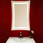 2019 Wholesale Bathroom Touch Sensor Frameless lighted vanity mirror led