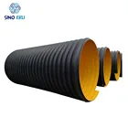 900mm hdpe double wall corrugated pipe 800mm 8 inch drain