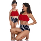 OEM Private Label Mom And Baby Kids Swimwear Fashion Family Wear Bodysuit Swimwear For Newborn Girls