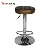 Italy design free sample bar furniture rose gold metal bar stool
