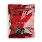 Custom plastic printing food packaging three side seal bag for beef jerky packed