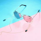 Slip Rope Glasses Accessories Eyeglasses Accessories Cubic Zircon Gold Plating Glasses Chain