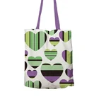 Ginzeal Eco With Pockets Sublimation Fashion Mini Canvas Tote Bag