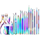 BORN PRETTY Nipper Nail Cuticle Scissor UV Gel Remover Pusher Holographic Stamper Nail Art Tool