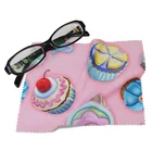 Hot sale custom microfiber sublimated silk screen printing eyeglass cleaning cloth