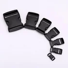 Different Shape Black Color Plastic Side Release Buckle School Bag Buckle