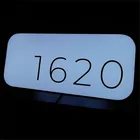 3d custom led light box for door sign number