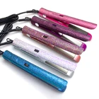 Colorful Bling Beauty hair extension straightener flat iron