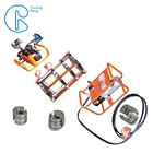 plastic pipe hydraulic butt fusion thermofusion welder hdpe welding machine pipe 63 160mm