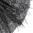 2019 New Haute evening dress black stretch sequin fringe fabric