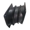 Customized rubber bolster springs used for the bedding of stone crushers,tandem axles,and dollies