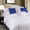 Home Hotel 100% Cotton brushed White Wolor Bedding Comforter Sets Luxury