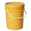 20L 5 Gallon Empty Concrete Wine Liquid Pail Colour Drum Bucket Screw Lid FDA