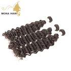 Hot sale natural color minimum shedding curly indian remy hair