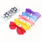 Cheap Wholesale custom logo kids sun glasses sunglasses with packaging