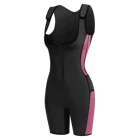 sweat suit sauna body weight loss waist trainer workout neoprene full vest bodysuit shaper belt