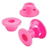HZM-18136 Pink Magic Hair Rollers (5pcs Large and 5pcs Small Silicone Curlers, 10PCS/SET)
