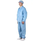 2019 hot sales anti Static Esd Cleaning Uniform Cleanroom Clothes Safety Clothing for lab women and man