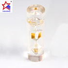 One-Stop Service Craft and Glass Craft and Gift 3 Sections 3 Minutes Resin Sand Glass Timer