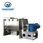 Industrial Dry Powder Mixing Equipment Horizontal Double Helical Ribbon Mixer Blender