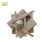 Wholesale custom logo food grade factory direct sales for ice cream wooden popsicle sticks