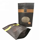 Custom printed Food Grade ECO-Friendly Kraft paper bag with window for coffee/bread/tea/nuts