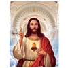 Jesus, Mary and Cross 3D / 5D Lenticular Pictures 3D Wallpaper for Home Decoration