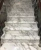 China high quality stair step tiles marble eased bullnose edges prices