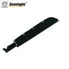 18" Outdoor Machete Knife with Black Blade Sawtooth M252S