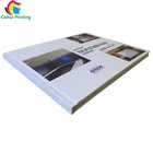 custom landscape format hardcover catalogue book printing