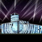 Outdoor 3d building video mapping holographic projector