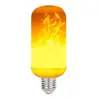 7w 8w Fire Flicker Effect Light E26 E27 E14 Mini LED Flame Bulb Light