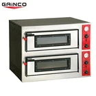 Commercial high standard deck electric pizza making machine double layer pizza oven for sale